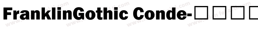 FranklinGothic Conde字体转换